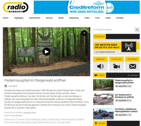 Copyright AiF / Radio Bamberg / Screennshot Bild zum Eintrag (84161-160)