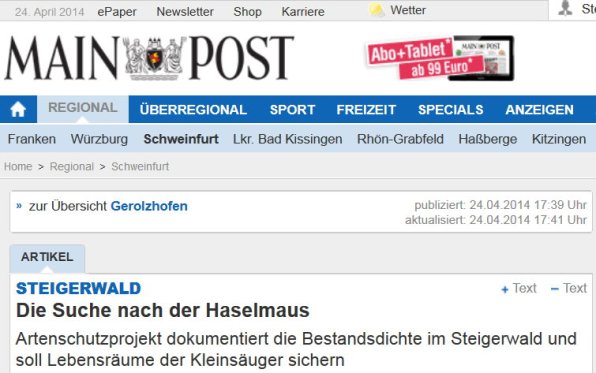 Copyright AiS Mainpost Bild zum Eintrag (66190-160)