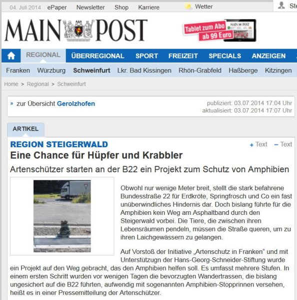 Copyright AiS Mainpost Bild zum Eintrag (68045-160)