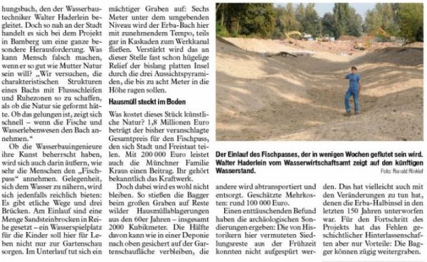 Copyright AiS / Fränkischer Tag / 12.09.09/ Ausgabe A / Seite 9 / Autor Michael Wehner Bild zum Eintrag (28209-160)