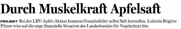Copyright AiS / Fränkischer Tag / 19.10.09 / Seite 10 / Ausgabe A / Autor Angela Esterer Bild zum Eintrag (28239-160)